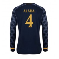 Camiseta Real Madrid David Alaba #4 Visitante Equipación 2023-24 manga larga